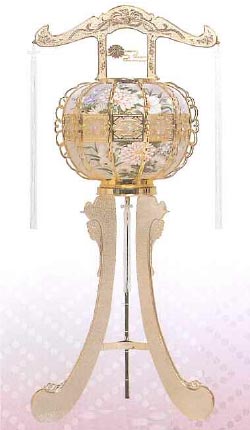 3本足菊3号ゴールドH102cm