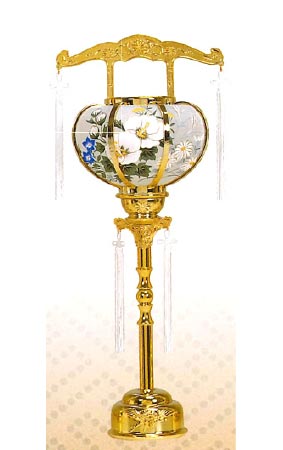 霊前灯3号ゴールドH48cm